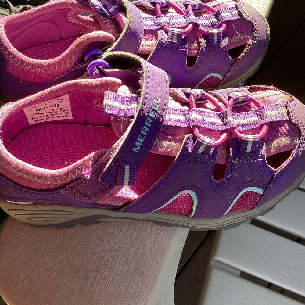Merrell Pink and Purple Water Shoes for Outdoor Adventures